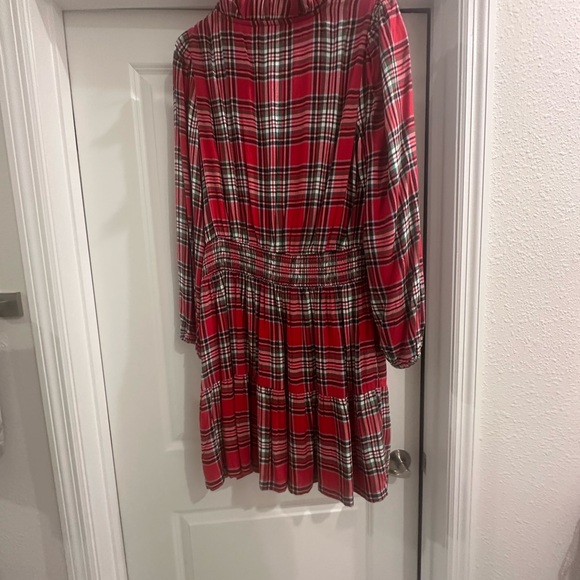 Crown & Ivy Red Plaid Ruffle Dress - Picture 4 of 4